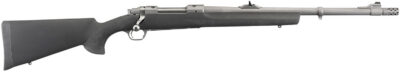 Ruger Hawkeye Alaskan 338 Win Mag 3+1 20″ Black Fixed Hogue OverMolded Stock Mat