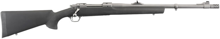 RUGER HAWKEYE ALASKAN 300WM BLT RFL, 20" MTTE STS THRDED, BLK HOGUE STOCK, 3RD
