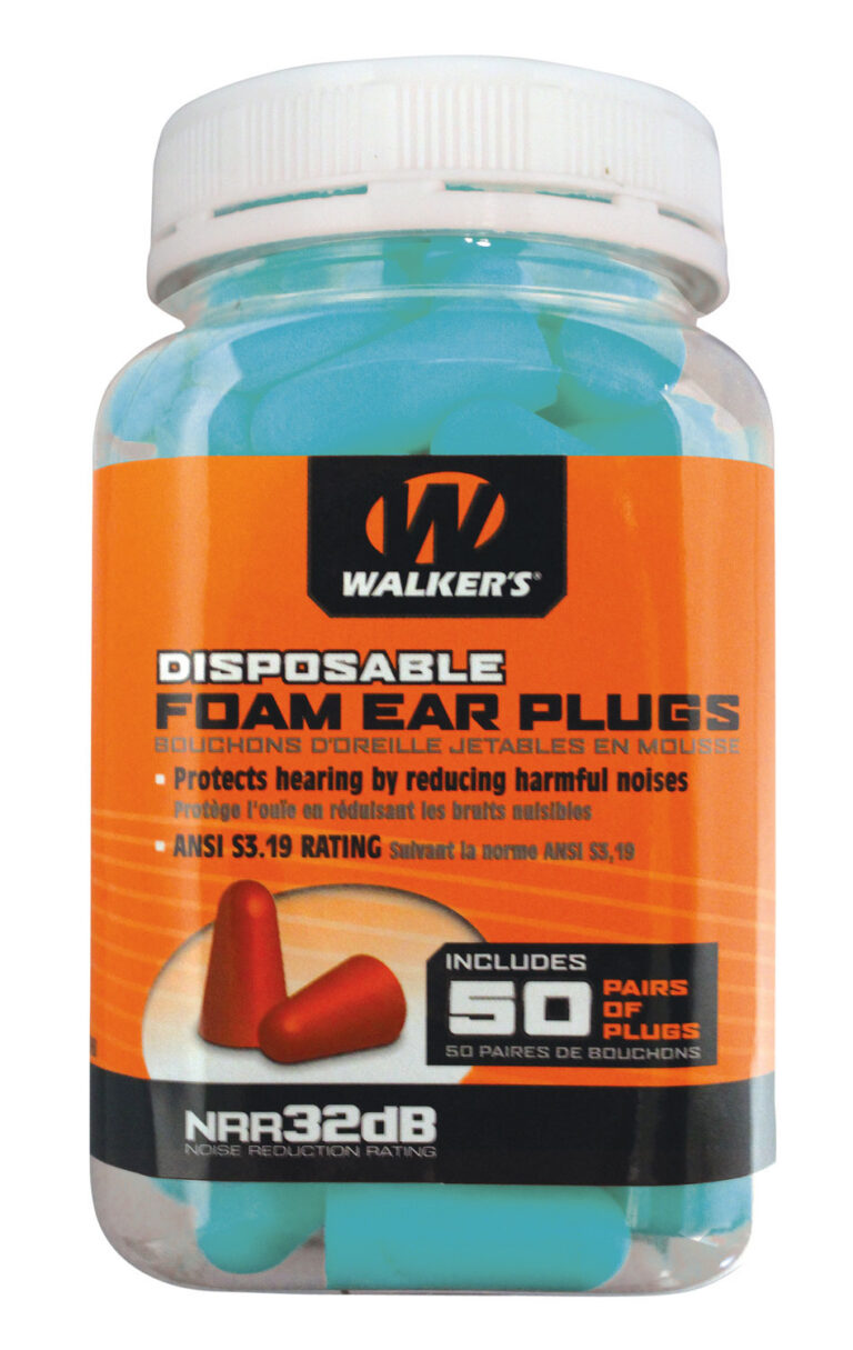 Walker's GWPFP50PKTL Foam Ear Plugs Foam 32 dB In The Ear Teal Adult 50 Pair
