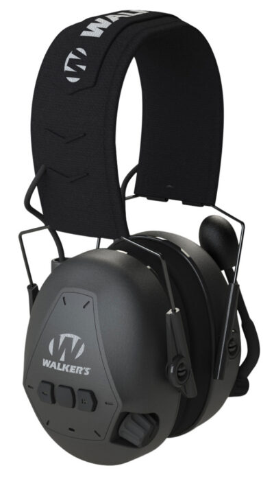 Walker’s GWPBTPAS Bluetooth Passive Muff 26 dB Over the Head Black Polymer