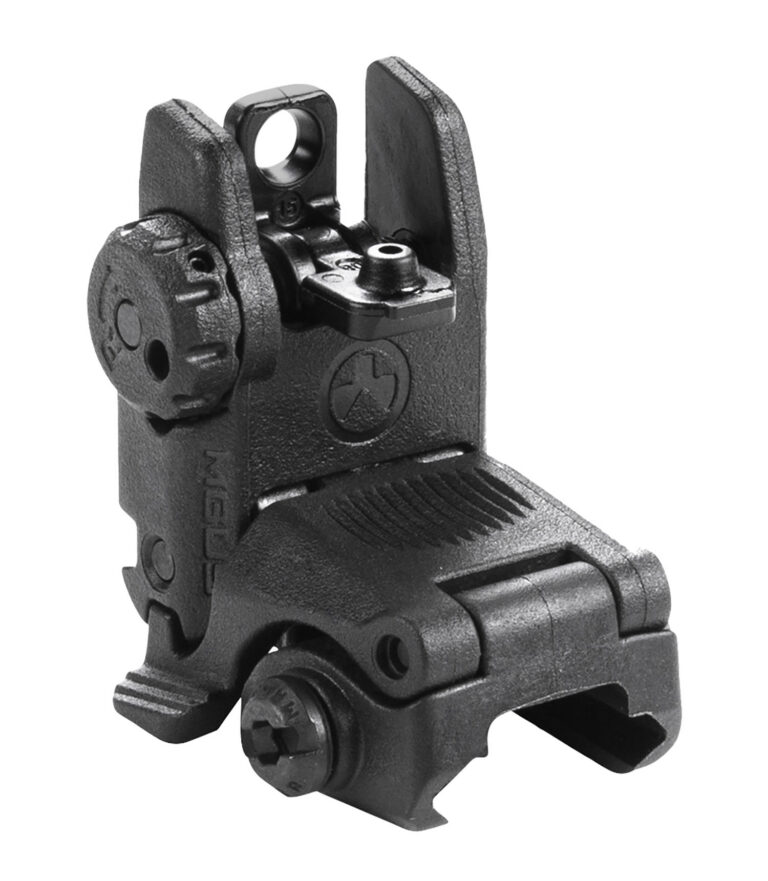 Magpul MAG248-BLK MBUS Rear AR-Platform Folding Black
