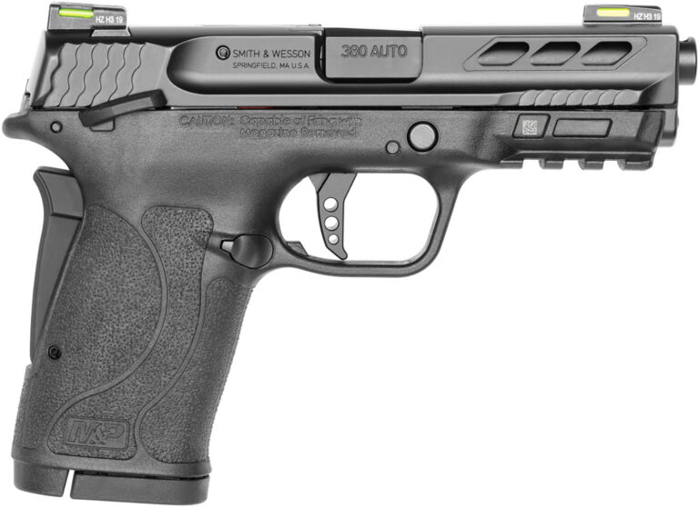 SMITH & WESSON PC M&P 380 SHIELD EZ PRTD BLK 380ACP 3.75" 8RD MA COMPLIANT