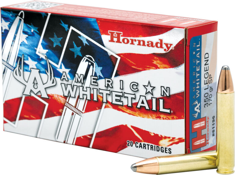 AMERICAN WHITETAIL® 350 LEGEND INTERLOCK® JSP RIFLE AMMO AMERICAN WHITETAIL 350 LEGEND 170GR INTERLOCK JSP 20/BOX
