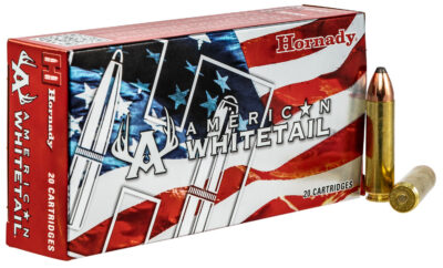 AMERICAN WHITETAIL® 450 BUSHMASTER INTERLOCK® JSP RIFLE AMMO AMERICAN WHITETAIL 450 BUSHMASTER 245GR INTERLOCK JSP 20/BOX