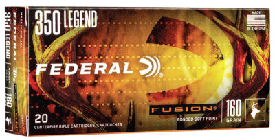 Federal F350LFS1 Fusion  350 Legend 160 gr Soft Point (SP) 20 Bx/ 10 Cs