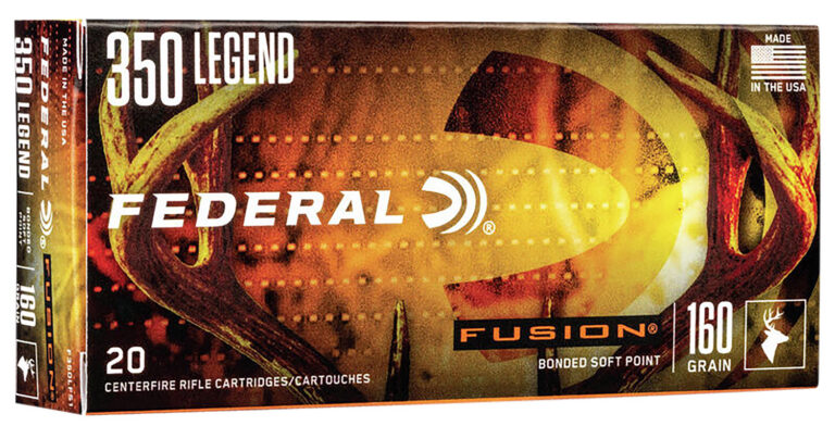 Federal F350LFS1 Fusion 350 Legend 160 gr Soft Point (SP) 20 Bx/ 10 Cs