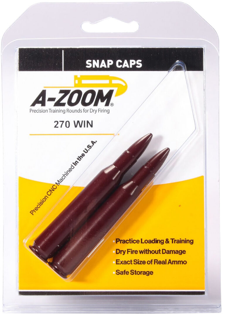 A-Zoom 12224 Rifle Snap Caps 270 Win 2 Pkg.