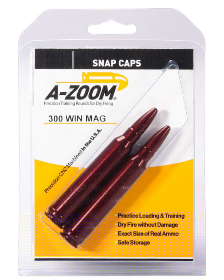A-Zoom 12237 Rifle Snap Caps 300 Win Mag 2 Pkg.