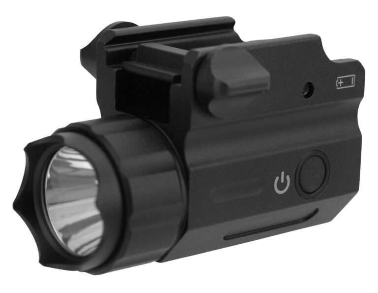 TacFire FLP360F Pistol Full Size Clear 360 Lumens Black Aluminum