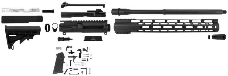 TacFire SSRK9MM16LPK AR Rifle Build Kit 9mm Luger ADC with Lower Parts Kit 16" B