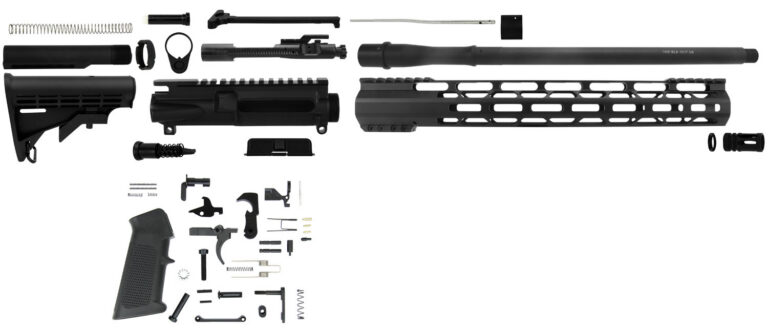 TacFire SSRK300LPK AR Rifle Build Kit 300 Blackout with Lower Parts Kit 16" Blac