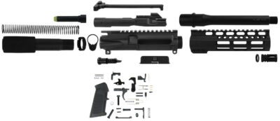 TacFire SSPK45ACPLPK AR Pistol Build Kit 45 ACP with Lower Parts Kit 7.50″ Barre