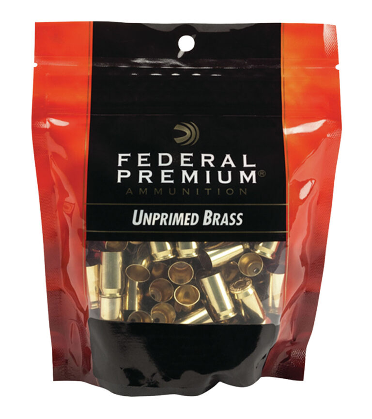Federal PH9UPB100 Gold Medal Rifle 9mm Luger Brass 100