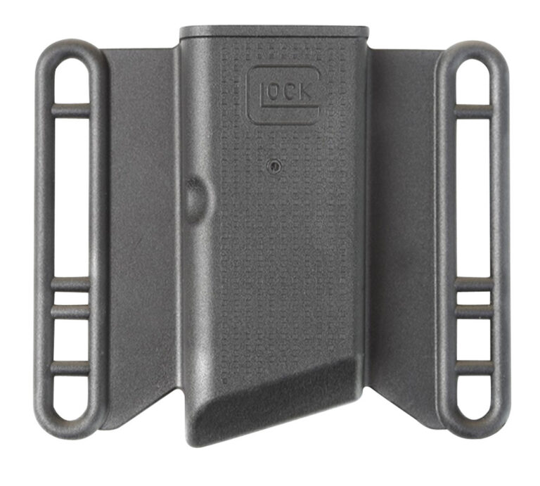 Glock MP033612 Mag Pouch OWB Black Polymer, Belt Slide Mount Up To 2.25" Wide, Fits Glock 42 Magazines Only