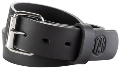 1791 Gunleather BLT013438SBLA 01  Gun Belt Stealth Black Leather 34/38 1.50″ Wide Buckle Closure