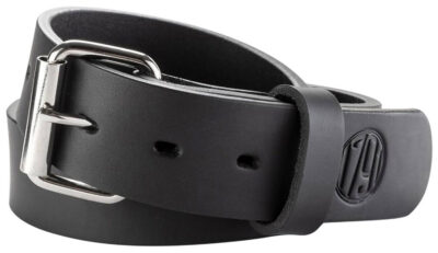 1791 Gunleather BLT014448SBLA 01  Gun Belt Stealth Black Leather 44/48 1.50″ Wide Buckle Closure