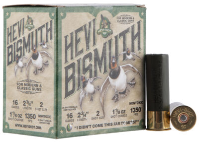 HEVI-Shot HS16702 HEVI-Bismuth  16Gauge 2.75″ 1 1/8oz Bismuth 2Shot 25 Per Box/10 Case