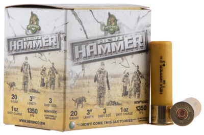 HEVI-Shot HS29003 HEVI-Hammer  20Gauge 3″ 1oz 3Shot 25 Per Box/10 Case