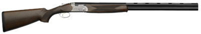 Beretta USA J686FM8 686 Silver Pigeon I 28 Gauge 2.75″ 2rd 28″ Blued Barrel, Nickel Engraved Metal Finish & Oiled Walnut Fixed Checkered Stock