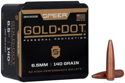 GOLD DOT 264 CALIBER/6.5MM (0.264”) RIFLE BULLETS 264 CALIBER/6.5MM (0.264”) 140GR GOLD DOT SOFT POINT 50/BOX