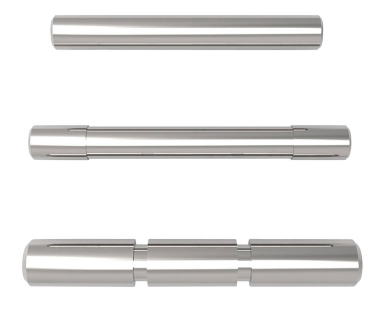 Cross Armory CRGPSSV 3 Pin Set  Compatible w/ Glock Gen1-3 Silver Steel