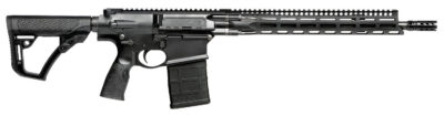 Daniel Defense 0215707258047 DD5 V3 7.62x51mm NATO 16″ 20+1 Black Hard Coat Anodized Black Phosphate 6 Position w/SoftTouch Overmolding Stock Black Polymer Grip