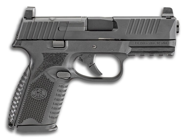FN 66100588 509M MRD Mid-Size 9mm Luger 10+1 4" Black Recessed Crown Barrel, Matte Black Optic Ready/Serrated Stainless Steel Slide, Matte Black Polymer Frame w/Picatinny Rail, Ambidextrous