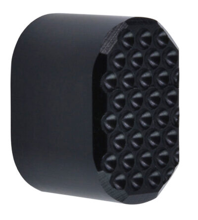 Phase 5 Weapon Systems PMRBLKDIMPLED Dimpled Mag Release  6061-T6 Aluminum Black Anodized