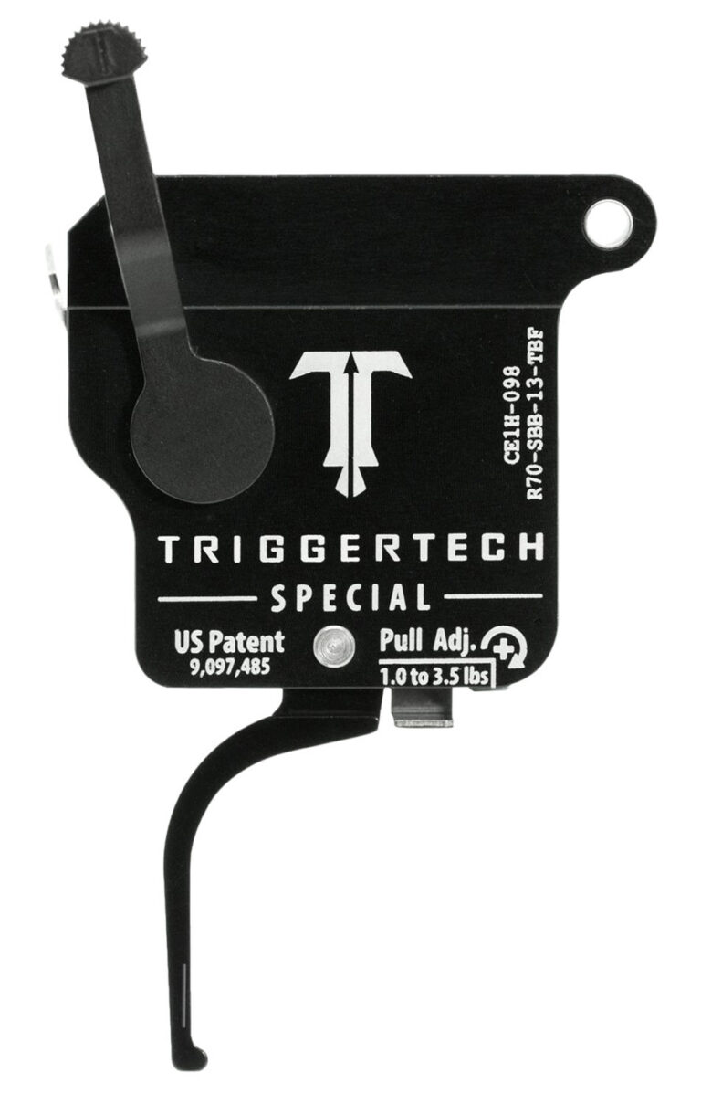 TriggerTech R70SBB13TBF Special Remington 700 Black Single-Stage Flat