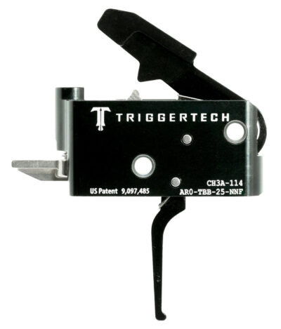 TRIGGERTECH AR15 BLACK ADAPTABLE FLAT TRIGGER 2 STAGE ADJ