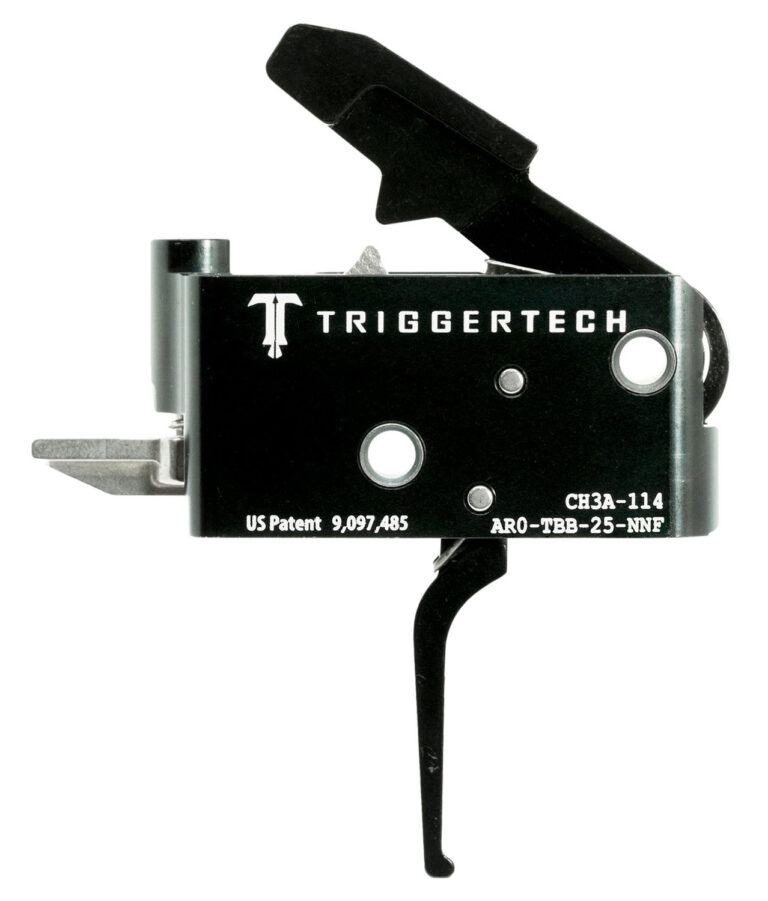 TRIGGERTECH AR15 BLACK ADAPTABLE FLAT TRIGGER 2 STAGE ADJ