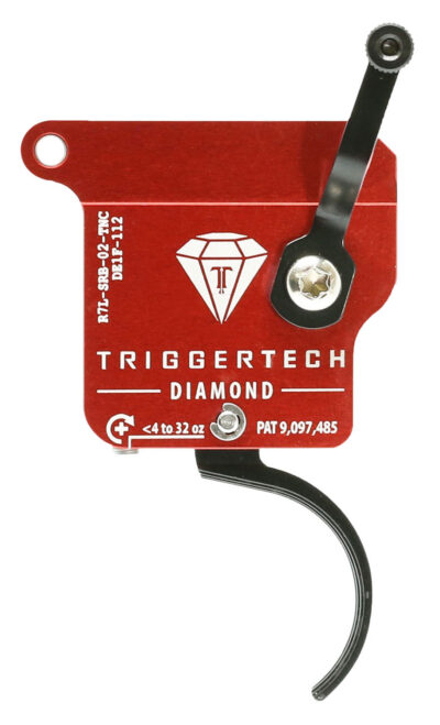 TriggerTech R7LSRB02TNC Diamond Without Bolt Release Remington 700 Black Single-
