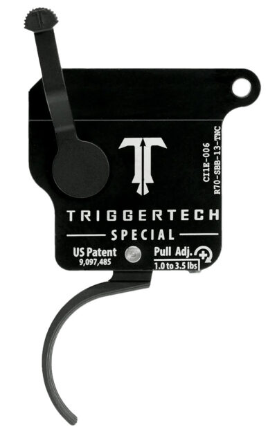 TriggerTech R70SBB13TNC Special Without Bolt Release  Remington 700 Black Single