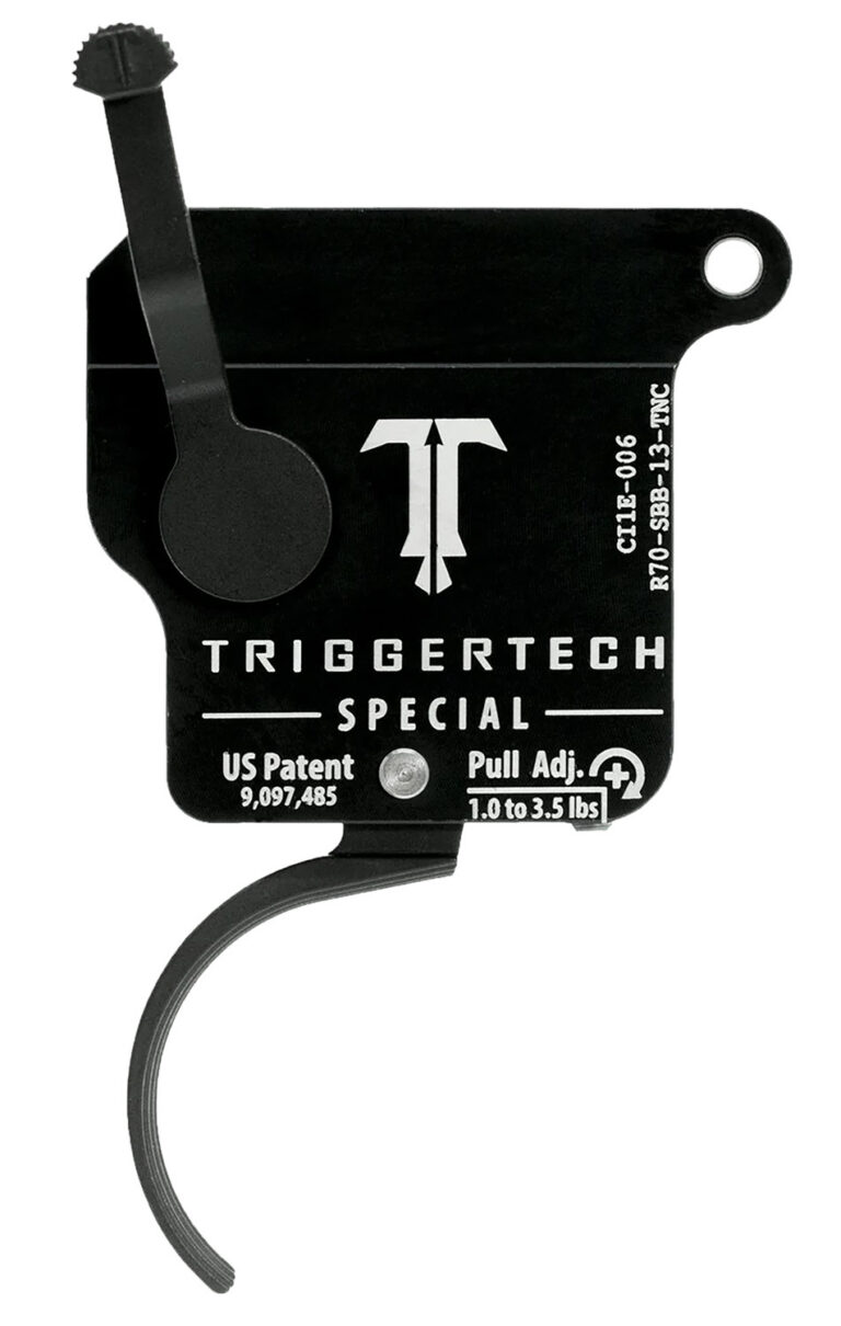 TriggerTech R70SBB13TNC Special Without Bolt Release Remington 700 Black Single
