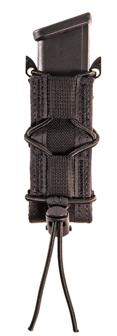 High Speed Gear 11PT00BK TACO Mag Pouch Single Black Nylon MOLLE Belts 2″ Wide Compatible w/ Pistol