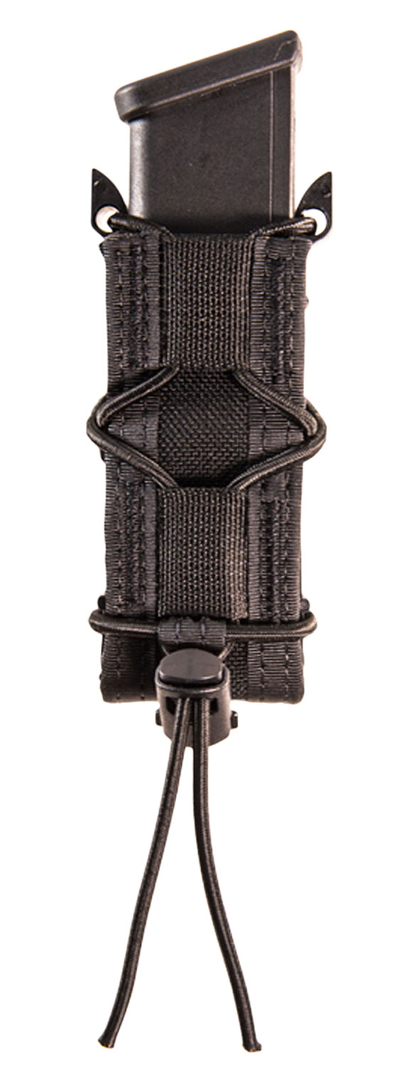 High Speed Gear 13PT10BK TACO Mag Pouch Single Black Nylon Belt Compatible w/ Pistol