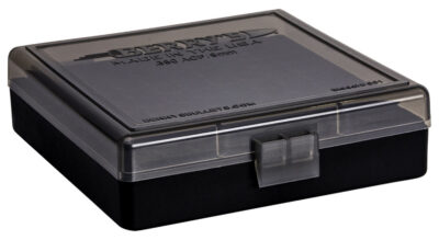 Berry’s 41236 Ammo Box  9mm/380ACP Smoke/Black Polypropylene 100rd