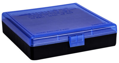 Berry’s 67789 Ammo Box  40S&W/45ACP Blue/Black Polypropylene 100rd