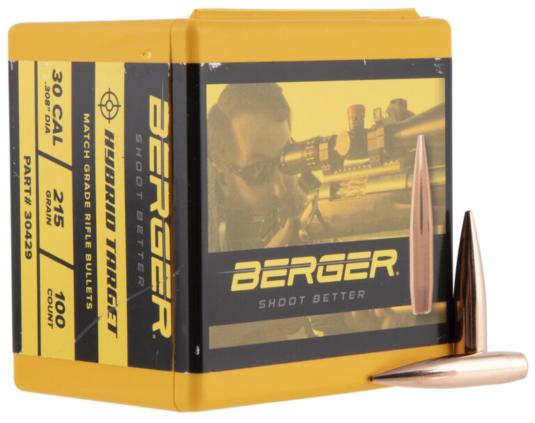 HYBRID TARGET 30 CALIBER (0.308'') HYBRID BOAT TAIL BULLETS HYBRID TARGET 30 CALIBER (0.308'') 215GR HYBRID BT 100/BOX