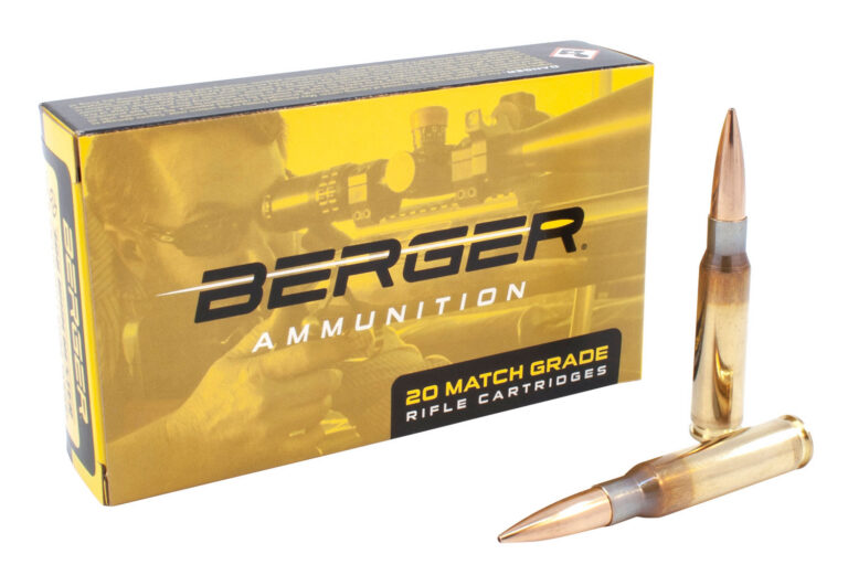 Berger Bullets 60030 Target 308 Win 155.5 gr Fullbore Target 20 Bx/ 10 Cs