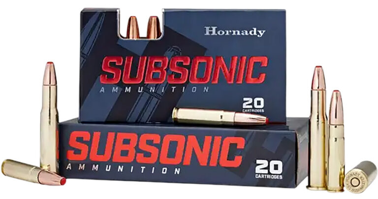 SUBSONIC 450 BUSHMASTER SUB-X® POLYMER TIPPED RIFLE AMMO SUBSONIC 450 BUSHMASTER 395GR SUB-X POLYMER TIPPED 20/BOX