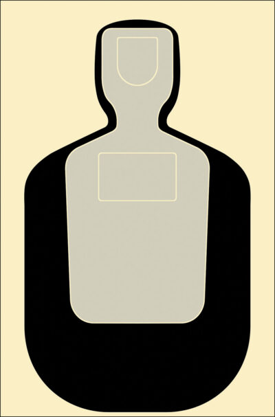 ACTION TARGET INC TQ-19-100 TQ-19 Qualification Target Hanging Paper 24″ x 45″ S