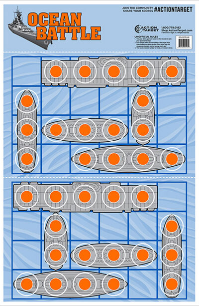 ACTION TGT OCEAN BATTLE 100PK