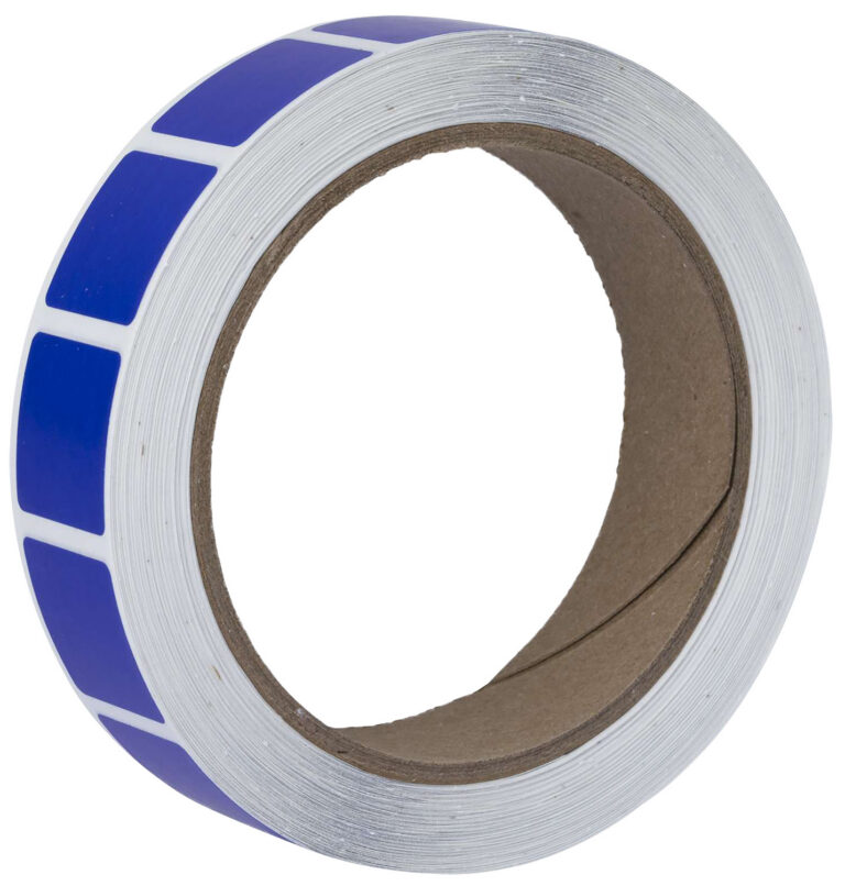 Action Target PASTTXBL Pasters Blue Adhesive Paper 7/8" 1000 Per Roll
