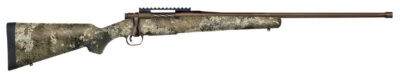 Mossberg 28091 Patriot Predator 6.5 PRC 4+1 24″ Patriot Brown Cerakote 4.49″ Fluted Barrel Patriot Brown Cerakote Steel TrueTimber Strata Right Hand