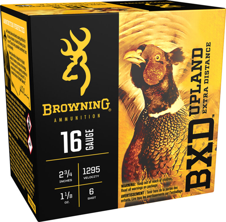 Browning Ammo B193511626 BXD Upland 16 Gauge 2.75" 1 1/8 oz 6 Shot 25 Bx/ 10 Cs