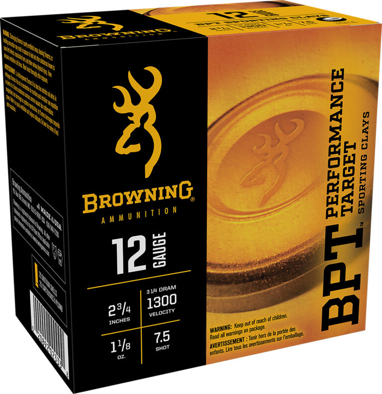 BPT PERFORMANCE TARGET 12GA 2-3/4'' 1-1/8 OZ TARGET #7.5 SHOT BPT PERFORMANCE 12GA 2-3/4'' 1-1/8OZ #7.5 SHOT 25/BOX