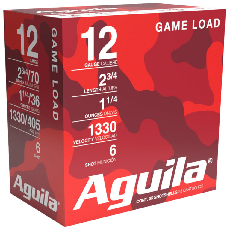 Aguila High Velocity Shotgun Game Load 12 ga. 2.75 in. 1 1/4 oz. 6 Shot 25 rd.
