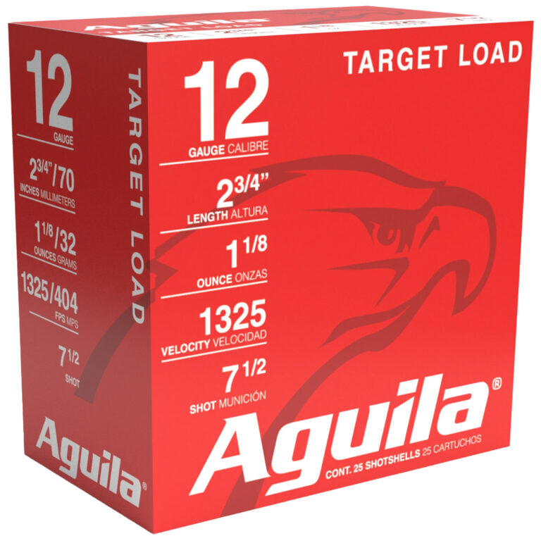 Aguila 1CHB1246 Competition 12 Gauge 2.75" 1 1/8 oz 7.5 Shot 25 Bx/ 10 Cs