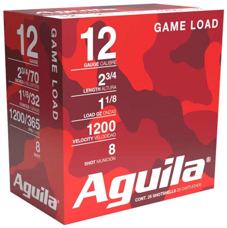 Aguila High Velocity Shotgun Game Load 12 ga. 2.75 in. 1 1/8 oz. 8 Shot 25 rd.